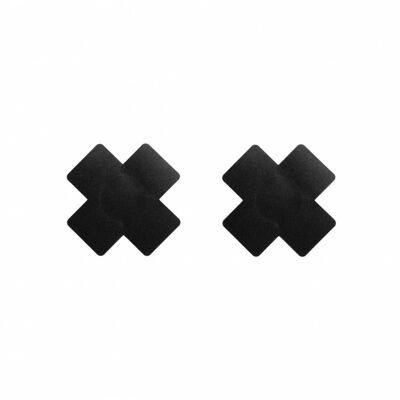 Couvre-tétons X (à usage unique) Noir