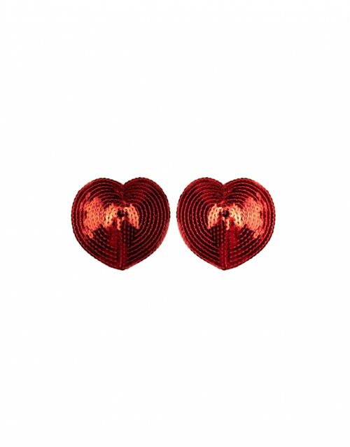 Heart Nipple Covers (Reusable) Red
