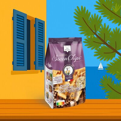 Chips di farina di ceci - Aglio