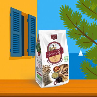 Chips de harina de garbanzos - ECOLÓGICO