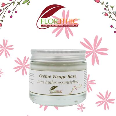 Crema facial BASE (sin aceites esenciales)