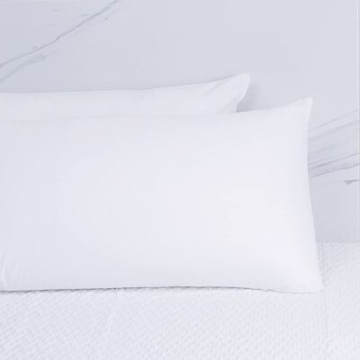 CORAL Model Pillows, Anti-mite and Anti-allergy, Firmness, 100% Microfiber, Pillows for Beds, Pillow