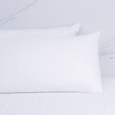 Almohadas Modelo CORAL, Antiácaros e Antialérgico, Firmeza, 100% Microfibra, Almohadas para Camas, Pillow