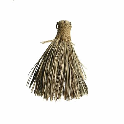 Handcrafted palm wood-burning oven broom