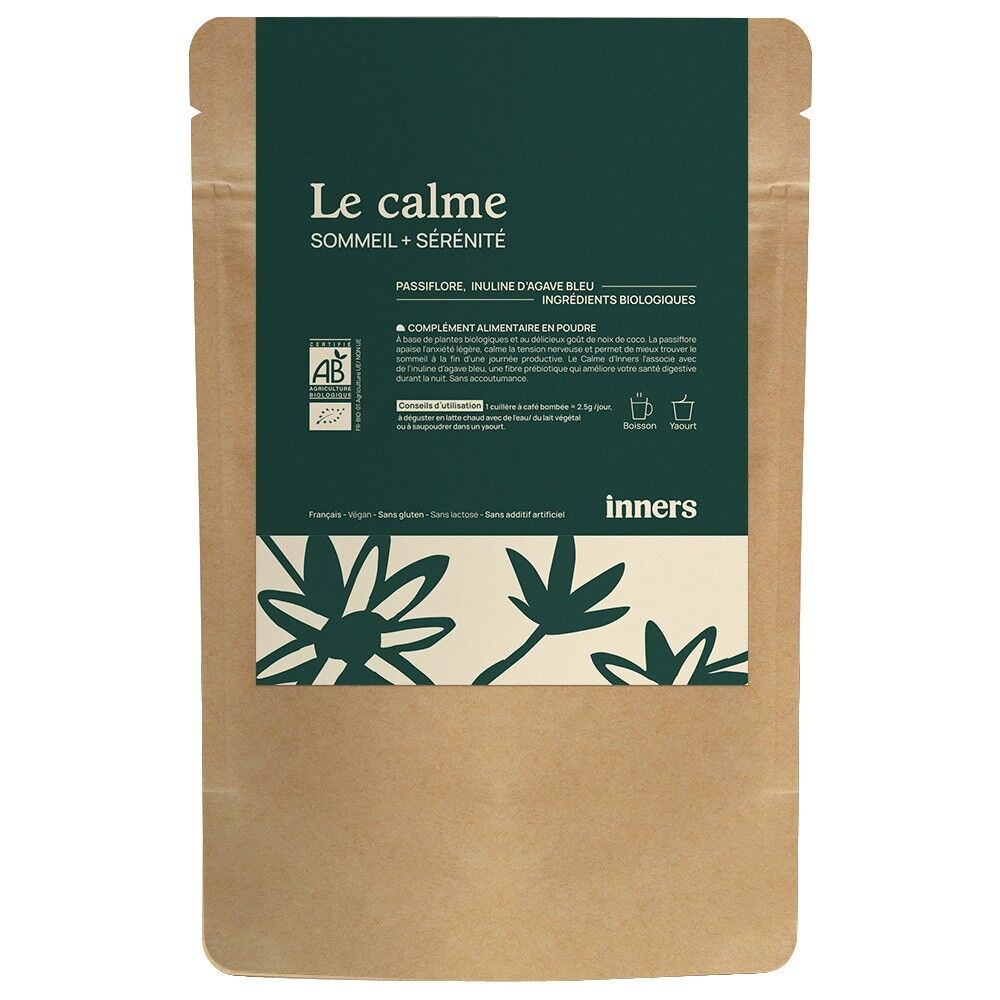 Prebiotici e piante organiche - Calma: ricarica - sonno + serenità - INNERS