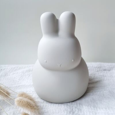 Tirelire souple en silicone - Lapin Beige