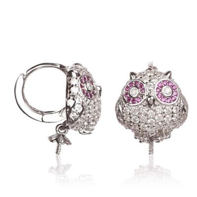 ORECCHINI LANCASTER JLA-EAR-OWL-1