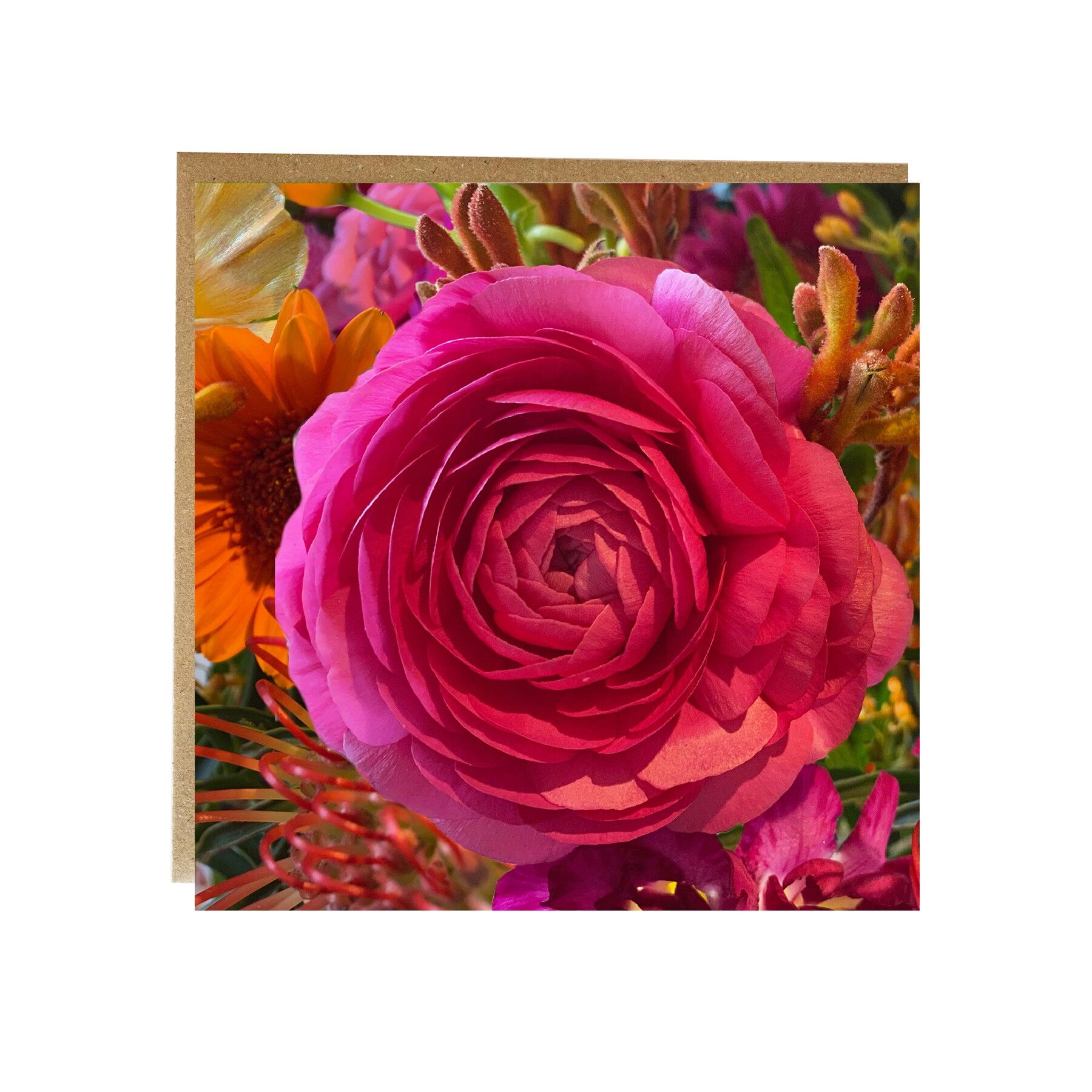 Biglietto di auguri floreale