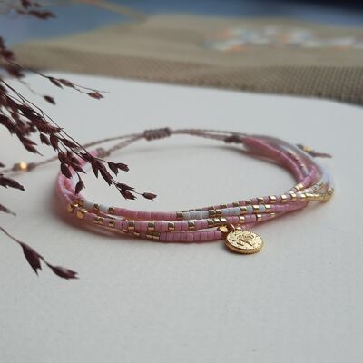 ESPIEGLERIES bracelet pink white gold