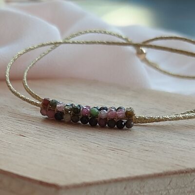 NEBULEUSE bracelet - Golden cord