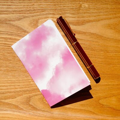 Small A6 notebook - In the clouds - 64 lined pages