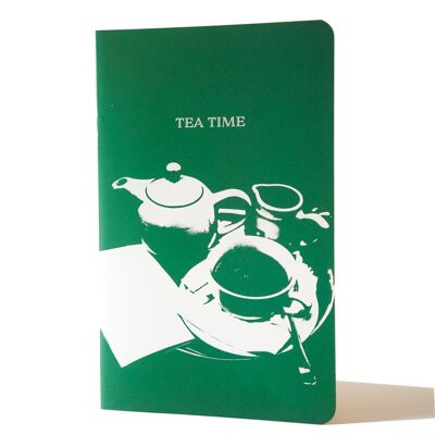 A5-Notizbuch – Tea Time – 64 linierte Seiten