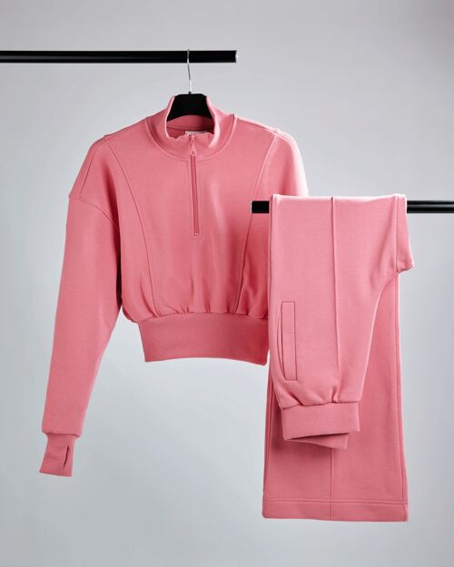 Women's Tracksuit - High Waist Rose