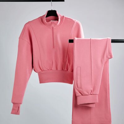 Women's Tracksuit - High Waist Rose