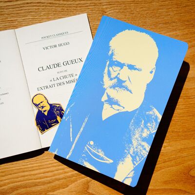 Cuaderno A5 - Escritor Victor Hugo - 64 páginas a rayas