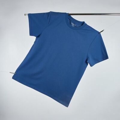 T-shirt oversize da uomo blu scuro