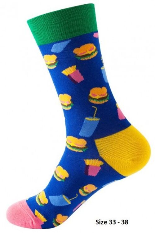 SOK16 Socks Snacks Size 33 - 38 For Kids