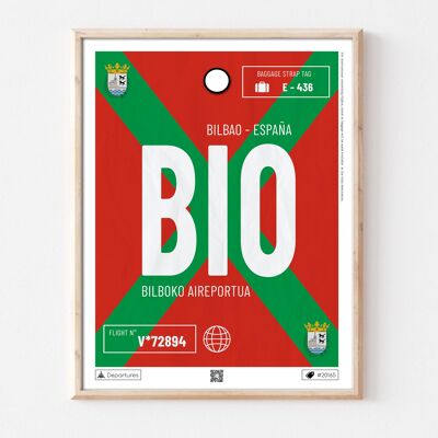 Bilbao destination poster