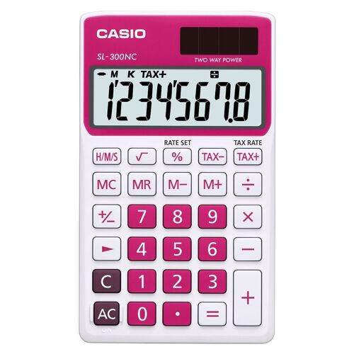 CALCULADORA CASIO SL-300-NC-RD