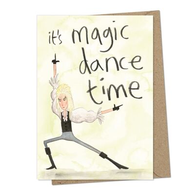 Tiempo de baile mágico - tarjeta Laberinto