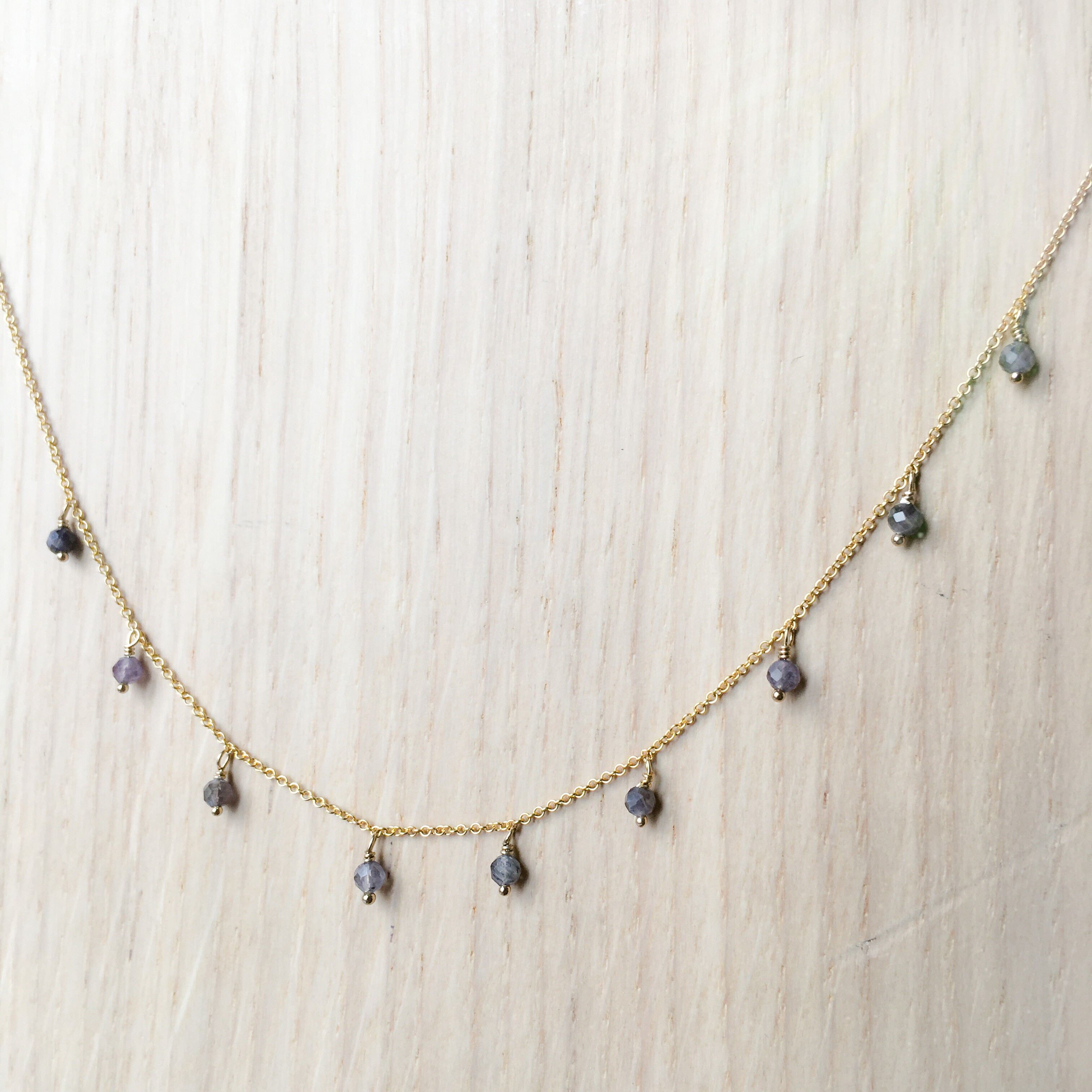 COLLAR GLING - azul grisáceo