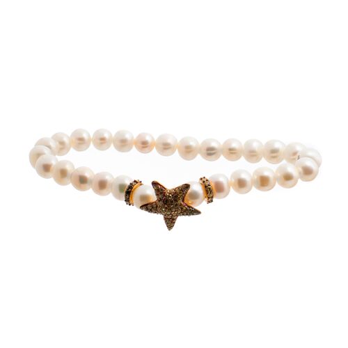 PULSERA LANCASTER JLA-BR-STAR-6-WH