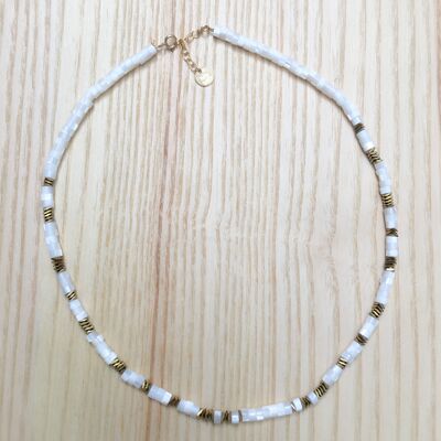 NECKLACE MALIBU MOTHER OF PEARL