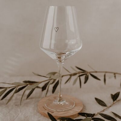 Dessous de verre en chêne Wine Lover (PU = 8 pièces)