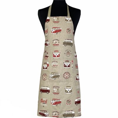 Apron, "Combi" red