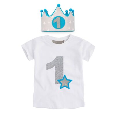 Set compleanno bambino «Blue Stars»
