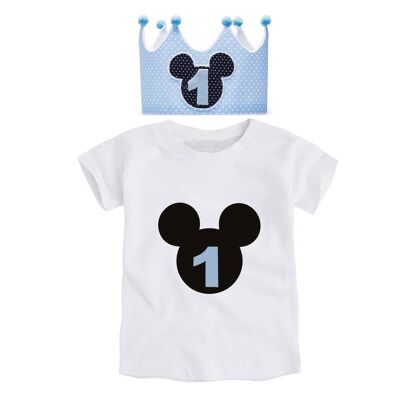 Set compleanno bambino «Mickey Blue»