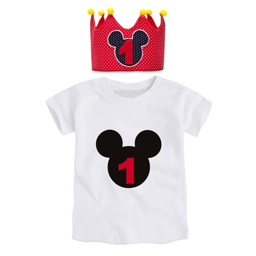 Conjunto Cumpleaños niño «Mickey Rojo»