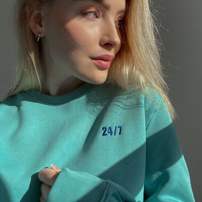 24/7 Sweater (teal blue)