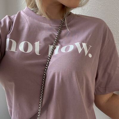 Not Now T-Shirt (pastel lilac)