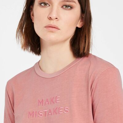 Make Mistakes T-Shirt (vintage canyon pink)