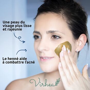 Henné neutre pour corps et cheveux - 100g 6