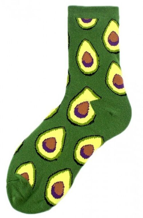 SOCK2246-031 Pair of Socks - 38-45 - Avocado