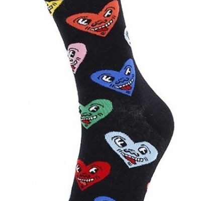 SOCK2246-029 Paio di Calzini - 38-45 - Cuori