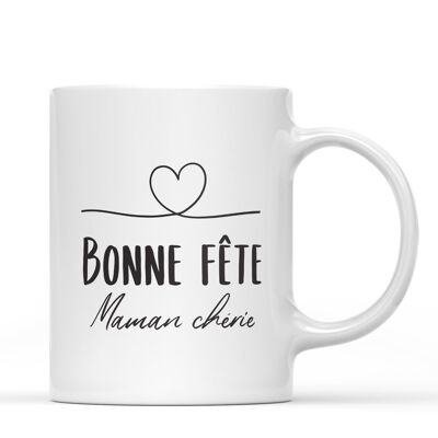 Mug "Bonne fête maman chérie"