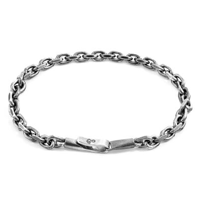 Bracciale a catena in argento con vela singola Halyard