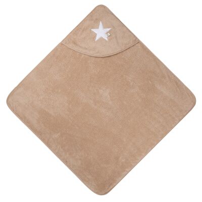 Baby hooded towel STERN (sand)
