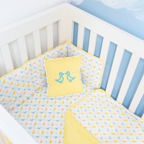 Little Ducks Baby Luxury Cot Bedding Set in Organic Cotton