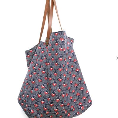 Japanese pattern tote bag