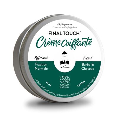 FINAL TOUCH - Crème coiffante Barbe & Cheveux pour Hommes