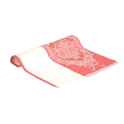 Tea towel FLOWER 47x70 red