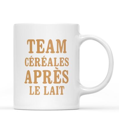 Mug "Team céréales après le lait"