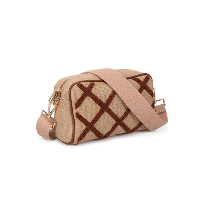 LAURA ASHLEY LENORE-QUILTED-TAN BAG