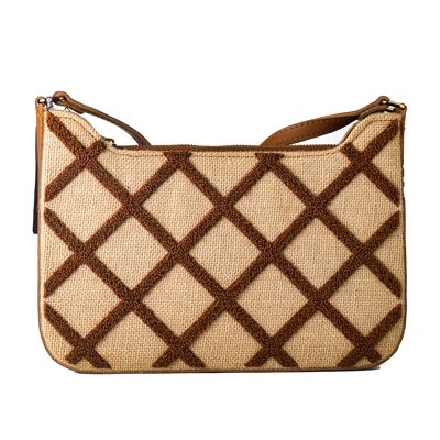 BOLSO LAURA ASHLEY SALWAY-QUILTED-TAN