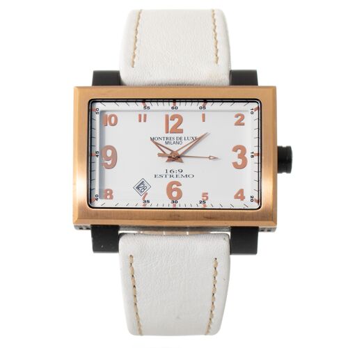 RELOJ MONTRES DE LUXE 091691WH-GOLD