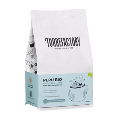 Café Fairtrade y Orgánico Torrefactory - Granos - Perú Orgánico - 500g